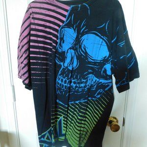 NO FEAR SOCAL VINTAGE 90S SKULL T SHIRT SIZE XL